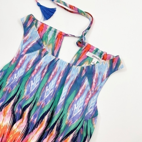 Athleta Ikat Martinique Casual Day Colorful Dress - Picture 5 of 11